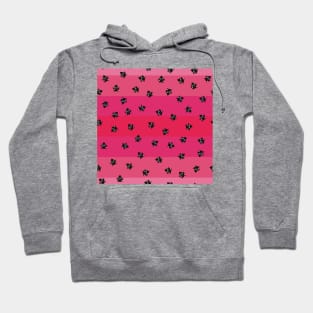 Fun Watermelon Seed Pattern Seamless Hoodie